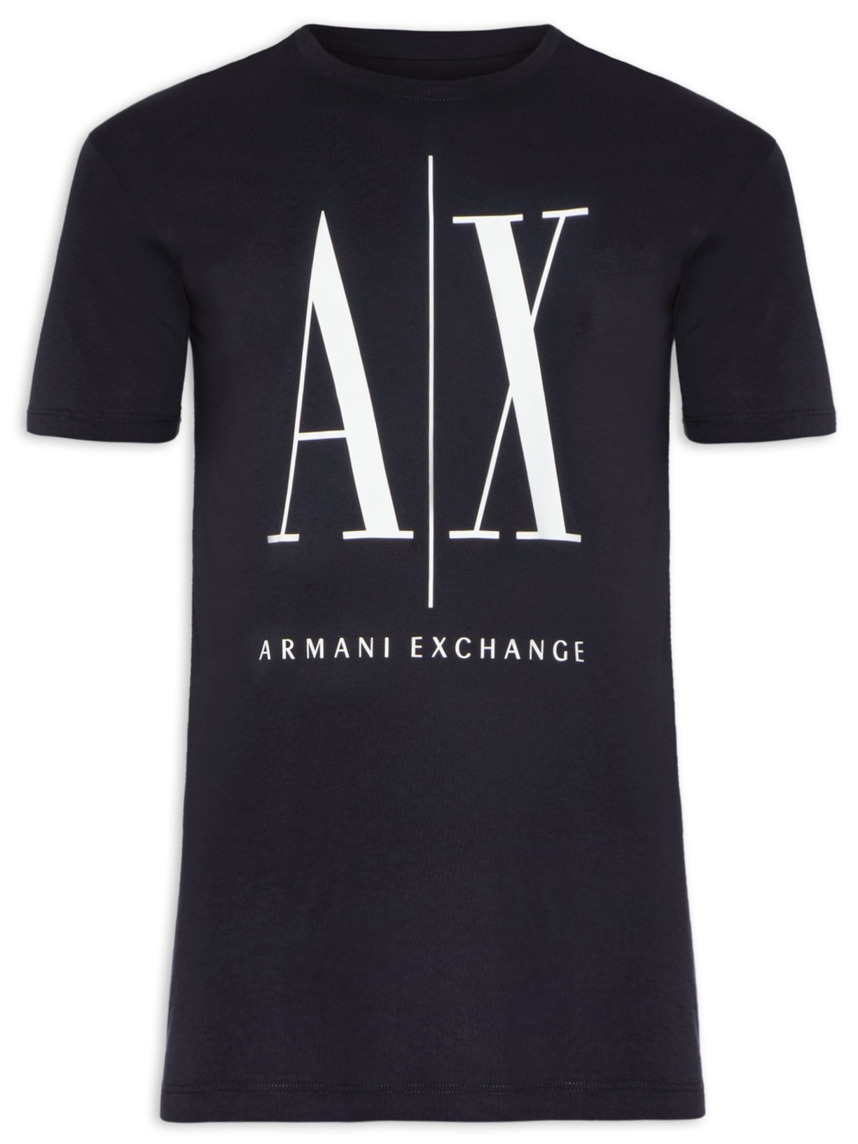 Camiseta Masculina Mangas Curtas Azul Armani Exchange