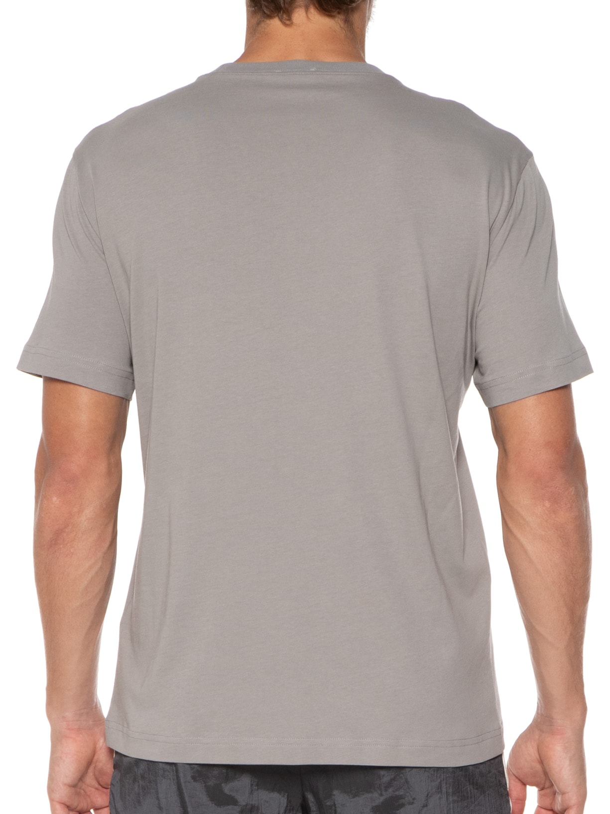 Camiseta Masculina Mangas Curtas Cinza Ea7 Emporio Armani