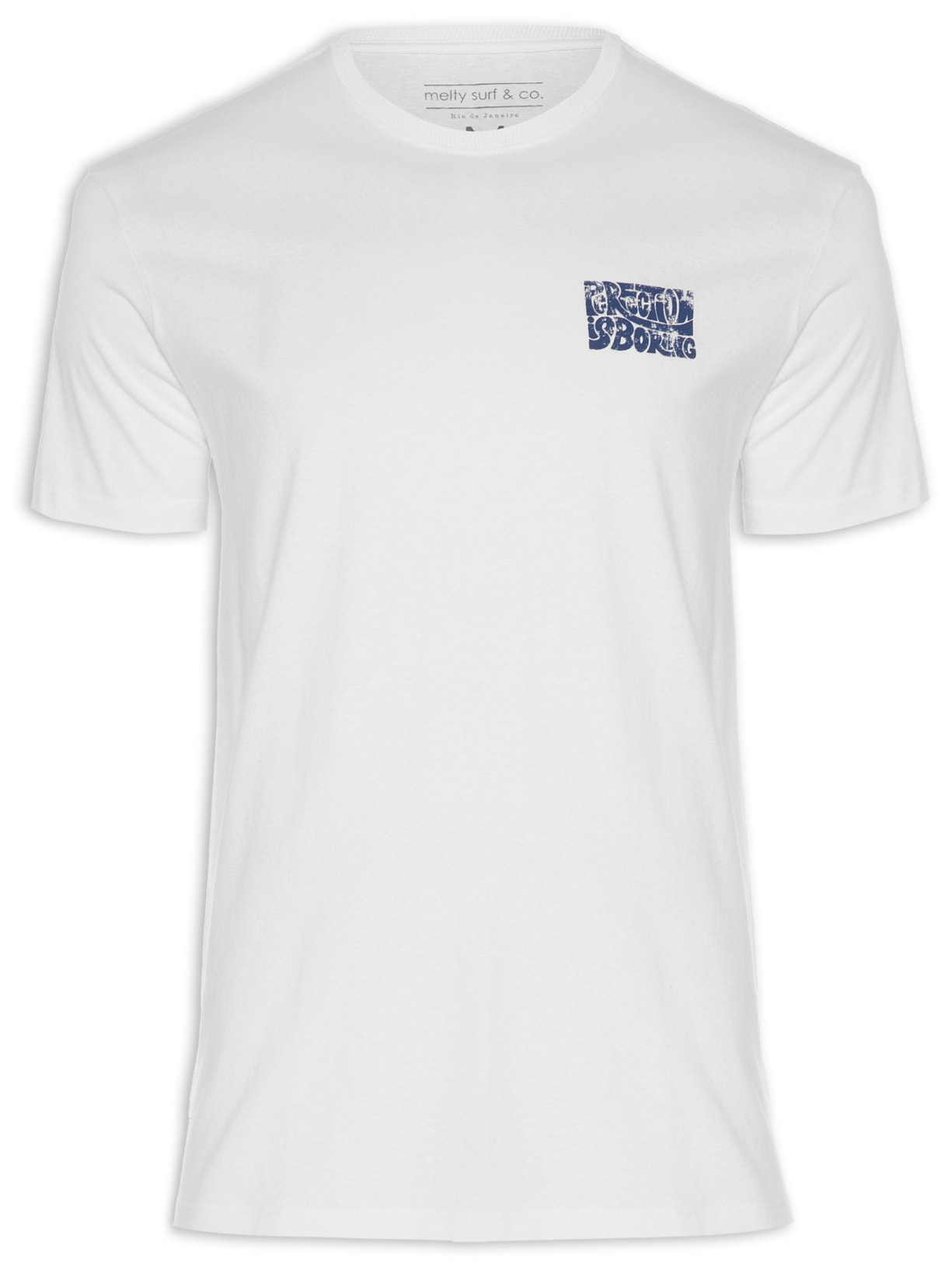 Camiseta Masculina Mangas Curtas Off White Melty Rj