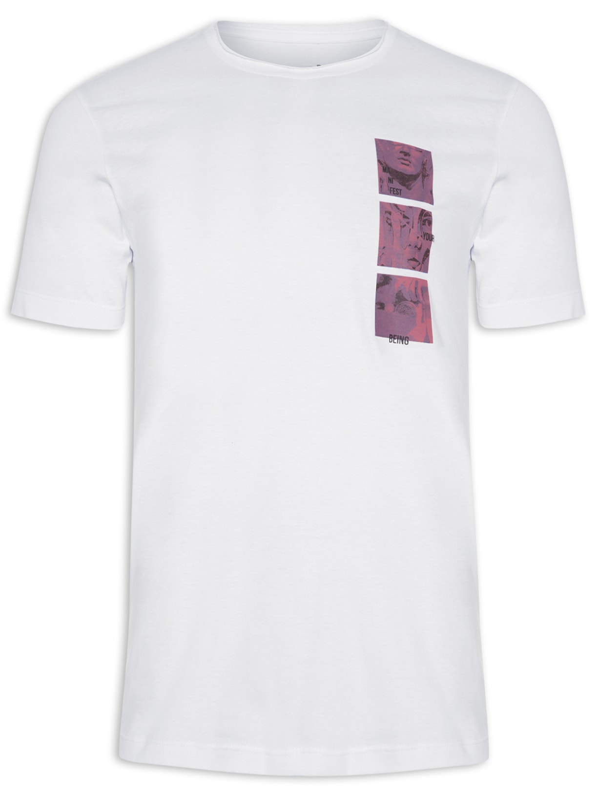 Camiseta Masculina Manifest - Branco