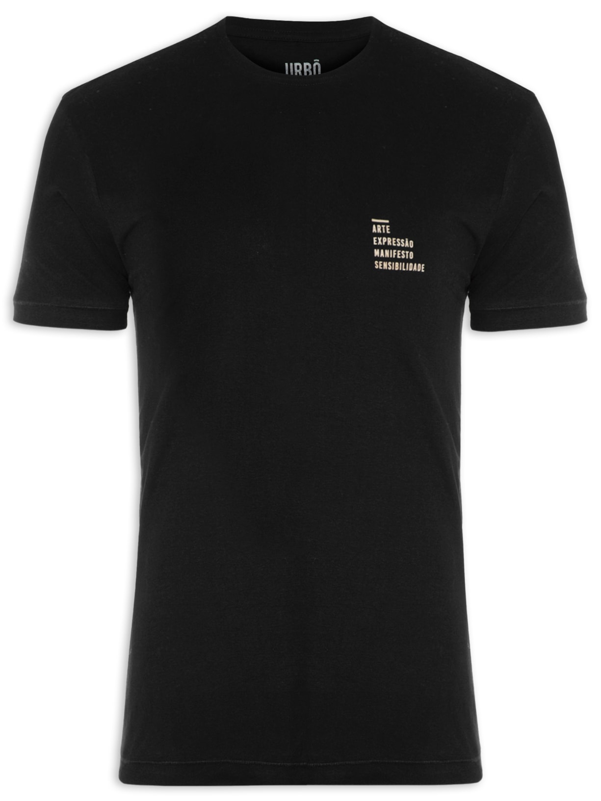 Camiseta Masculina Manifesto Da Arte - Preto