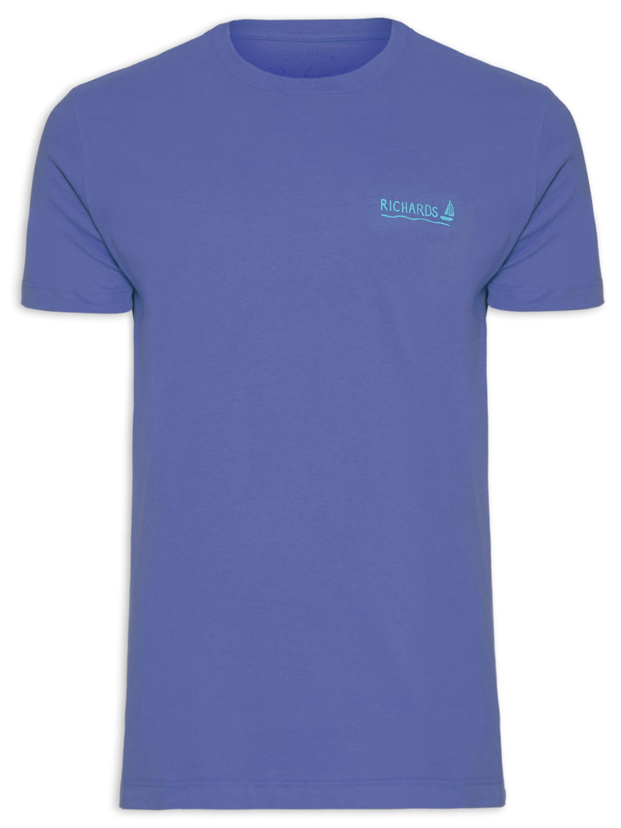 Camiseta Masculina Map Relevo - Azul