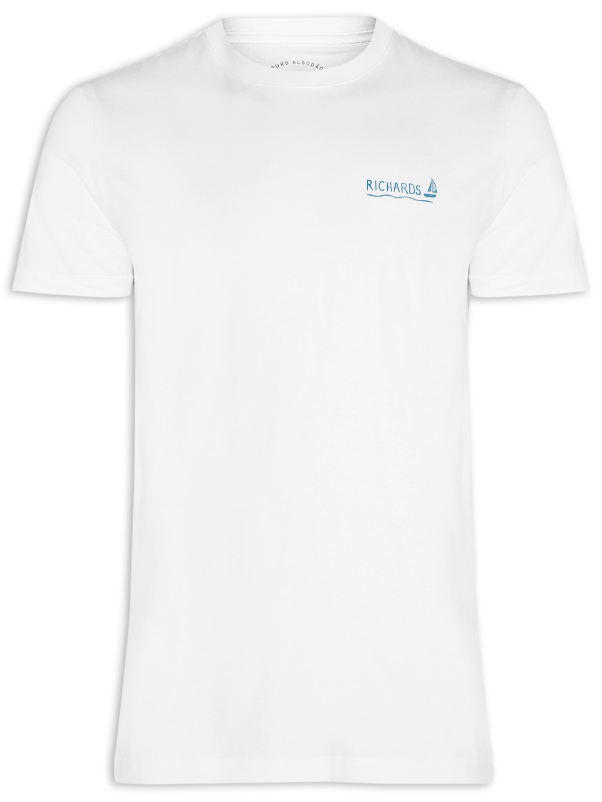 Camiseta Masculina Map Relevo - Branco