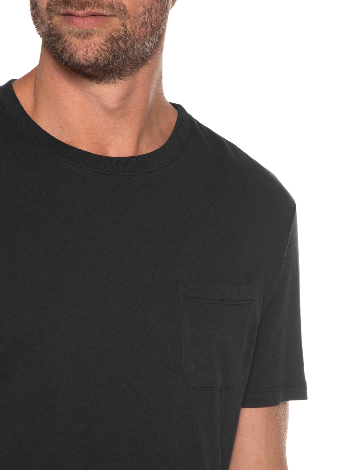 Camiseta Masculina Marlim Aquarela Preto Zapalla