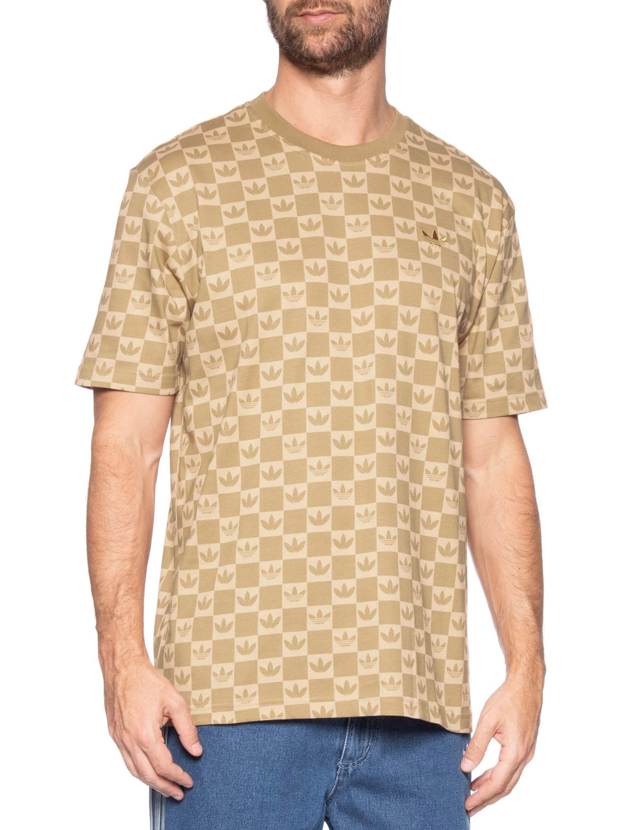 Camiseta Masculina Marrom Adidas Originals