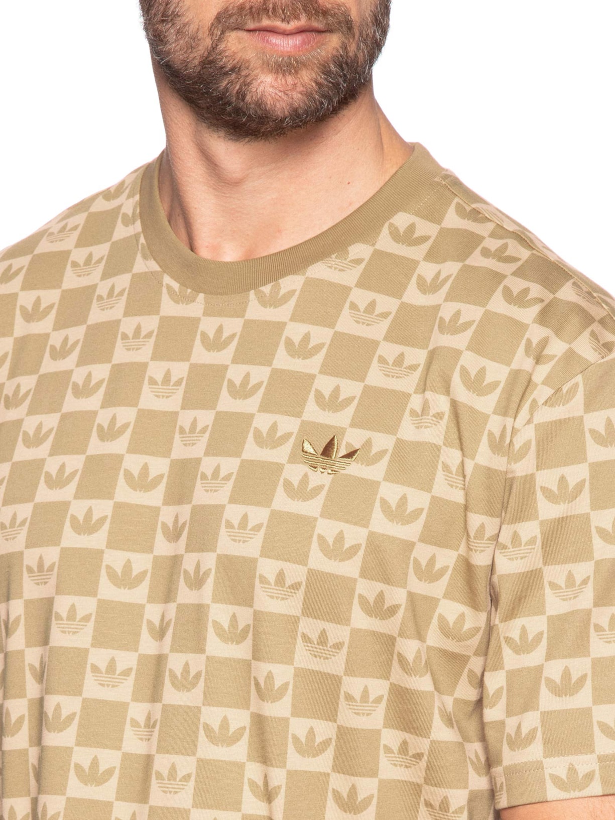 Camiseta Masculina Marrom Adidas Originals