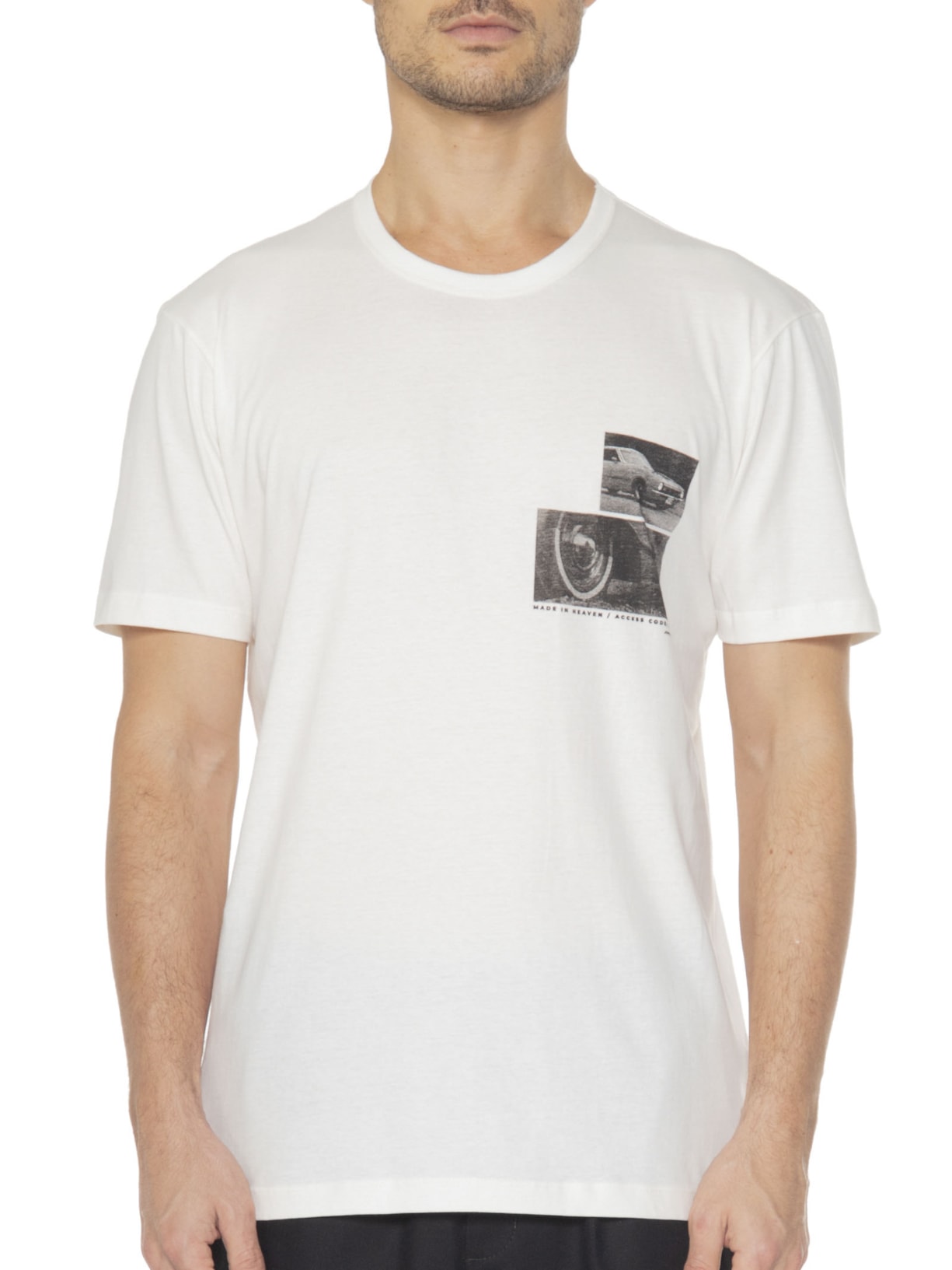 Camiseta Masculina Mat Car Branco John John