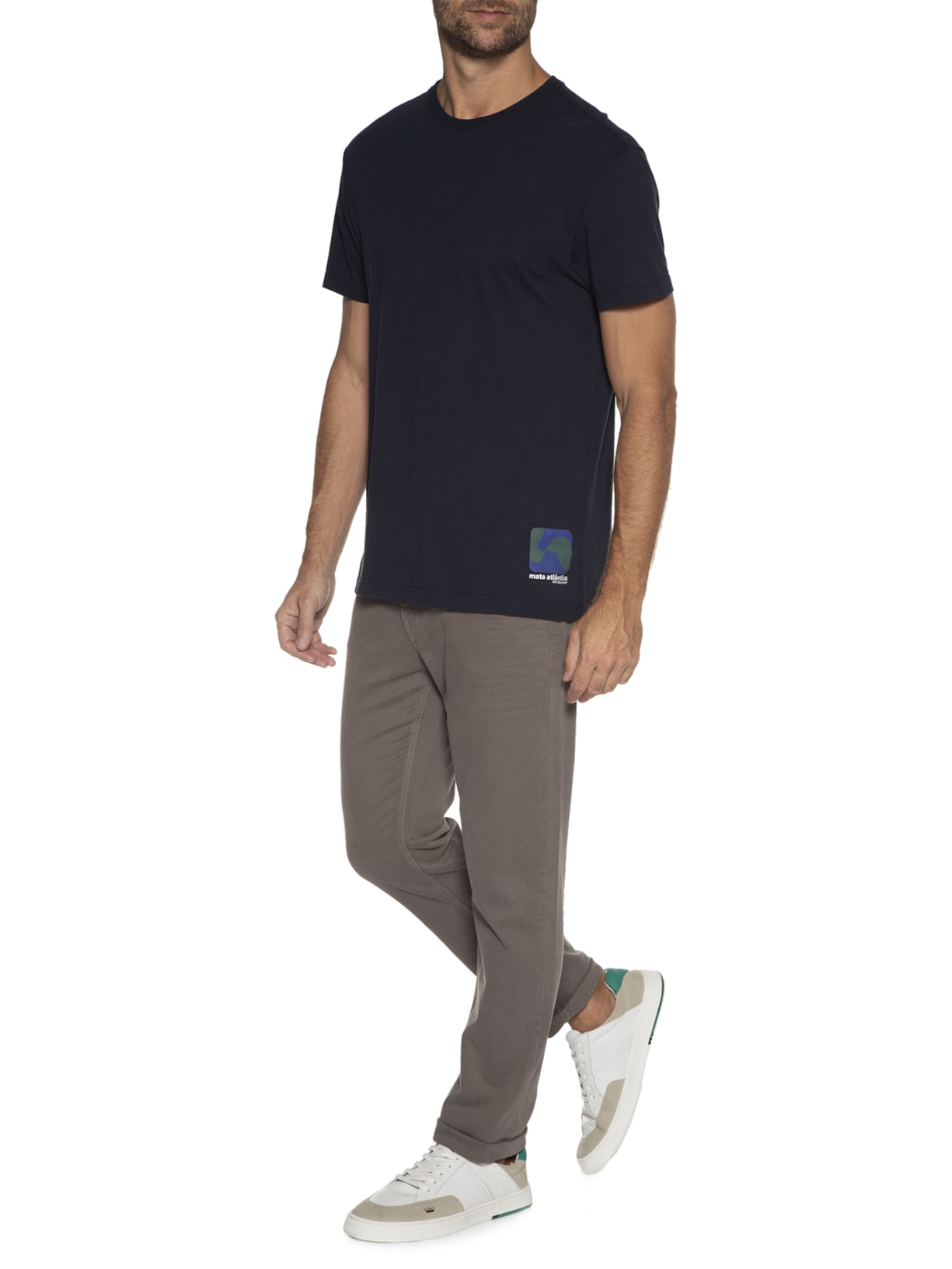 Camiseta Masculina Mata Atlântica Azul Foxton