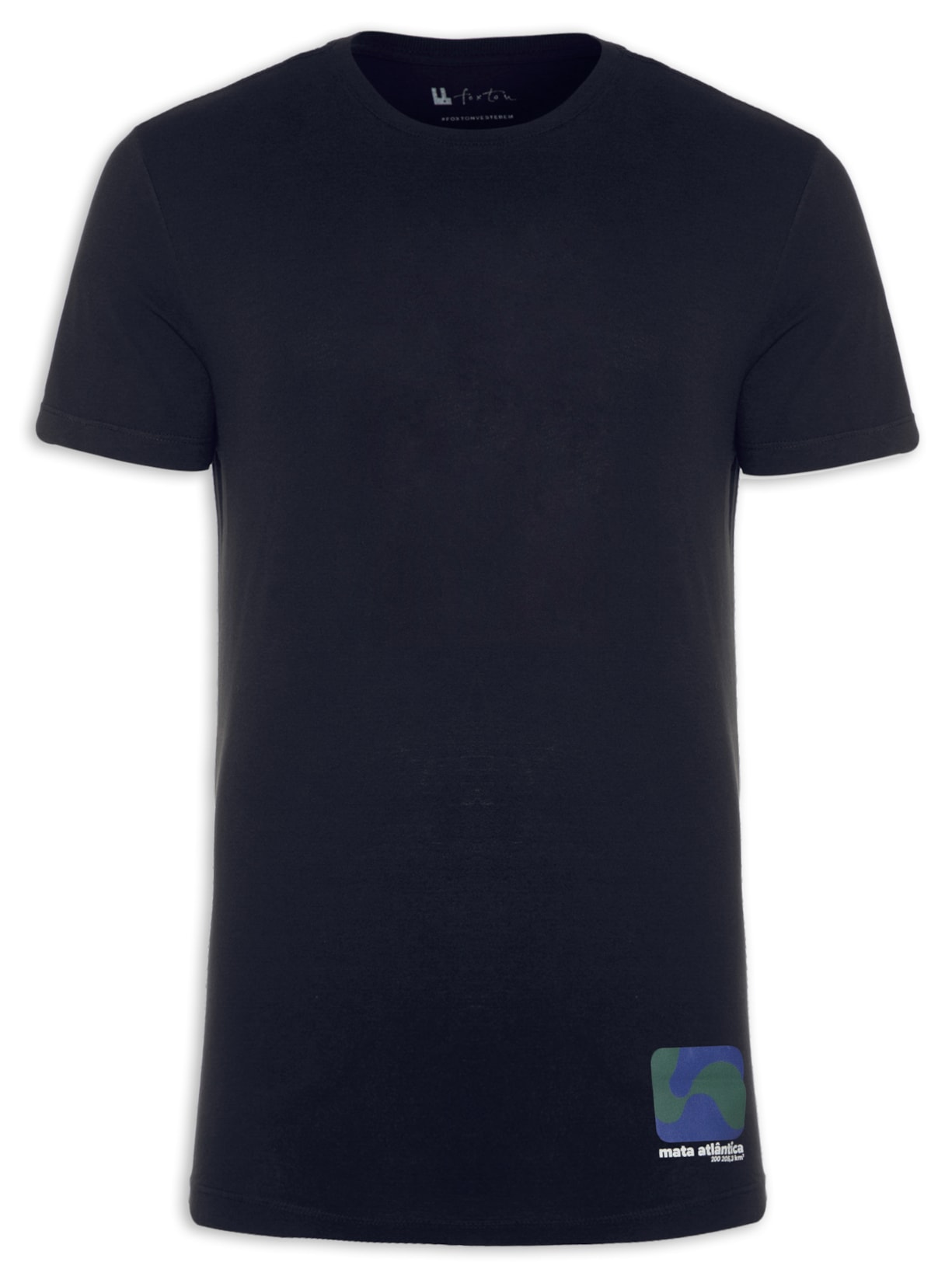 Camiseta Masculina Mata Atlântica Azul Foxton