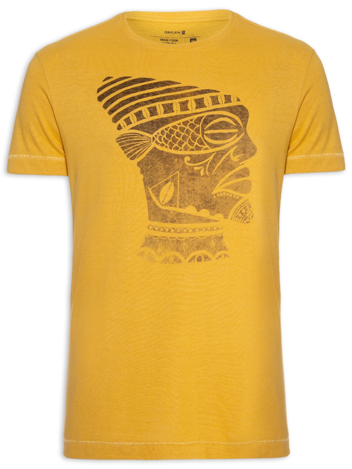 Camiseta Masculina Mc Oxossi - Amarelo