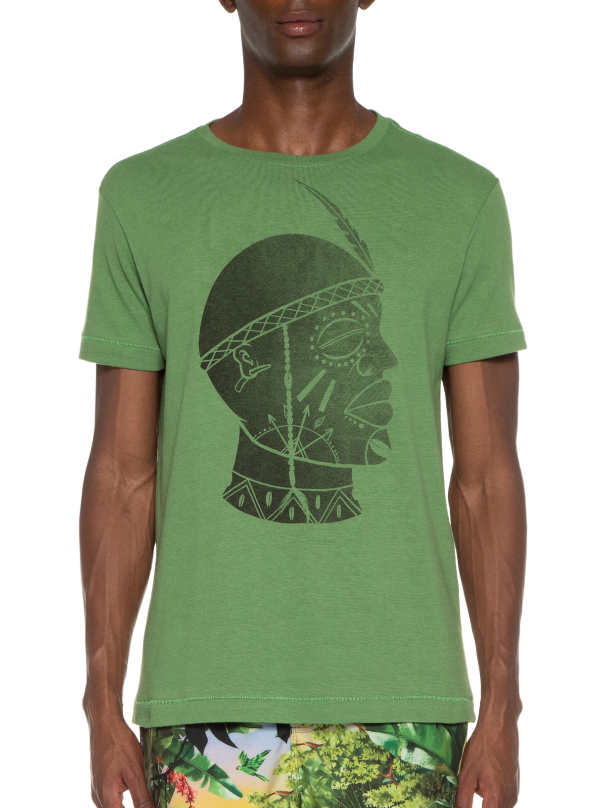 Camiseta Masculina Mc Oxossi Verde Osklen