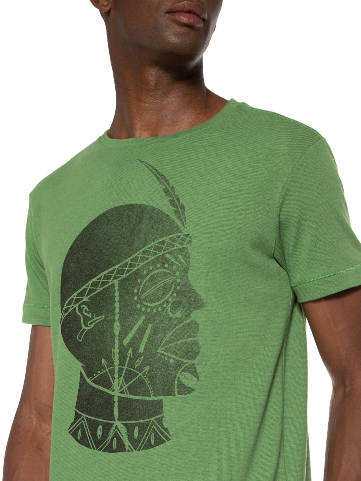 Camiseta Masculina Mc Oxossi Verde Osklen
