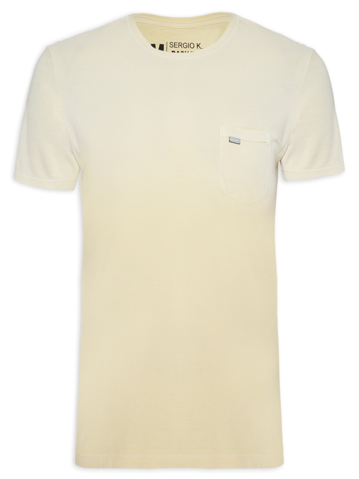 Camiseta Masculina Mc Spray Bolsinho - Amarelo