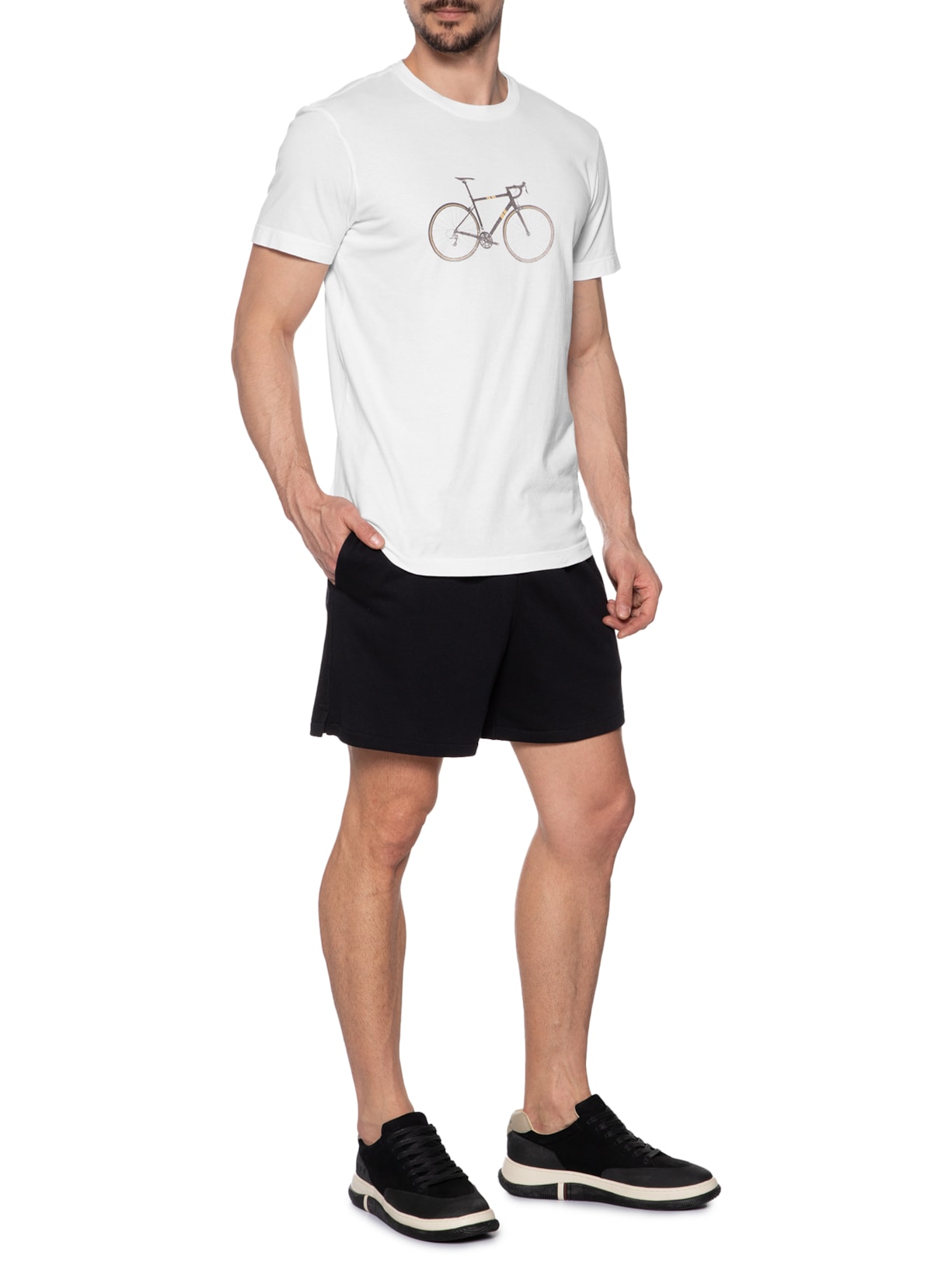 Camiseta Masculina Mc Stone Cycling 02 Branco Osklen