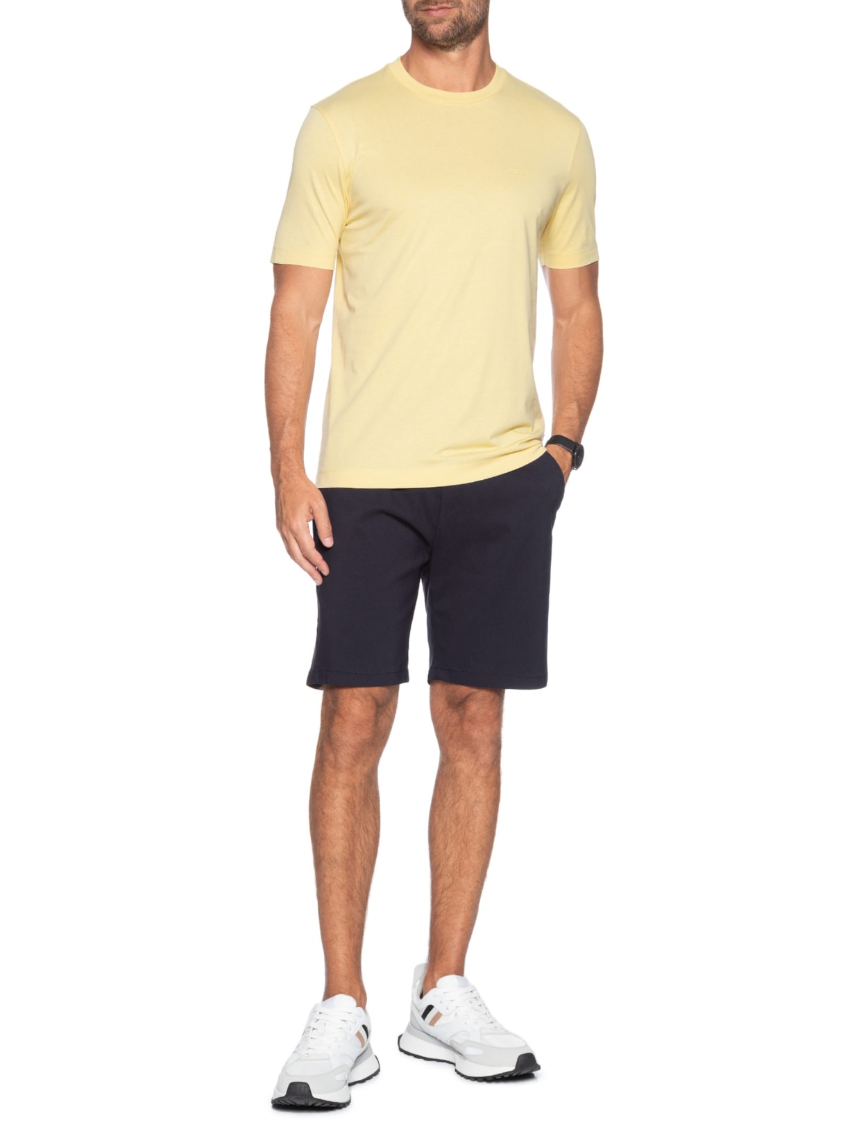 Camiseta Masculina Mc Thompson 01 Amarelo Boss