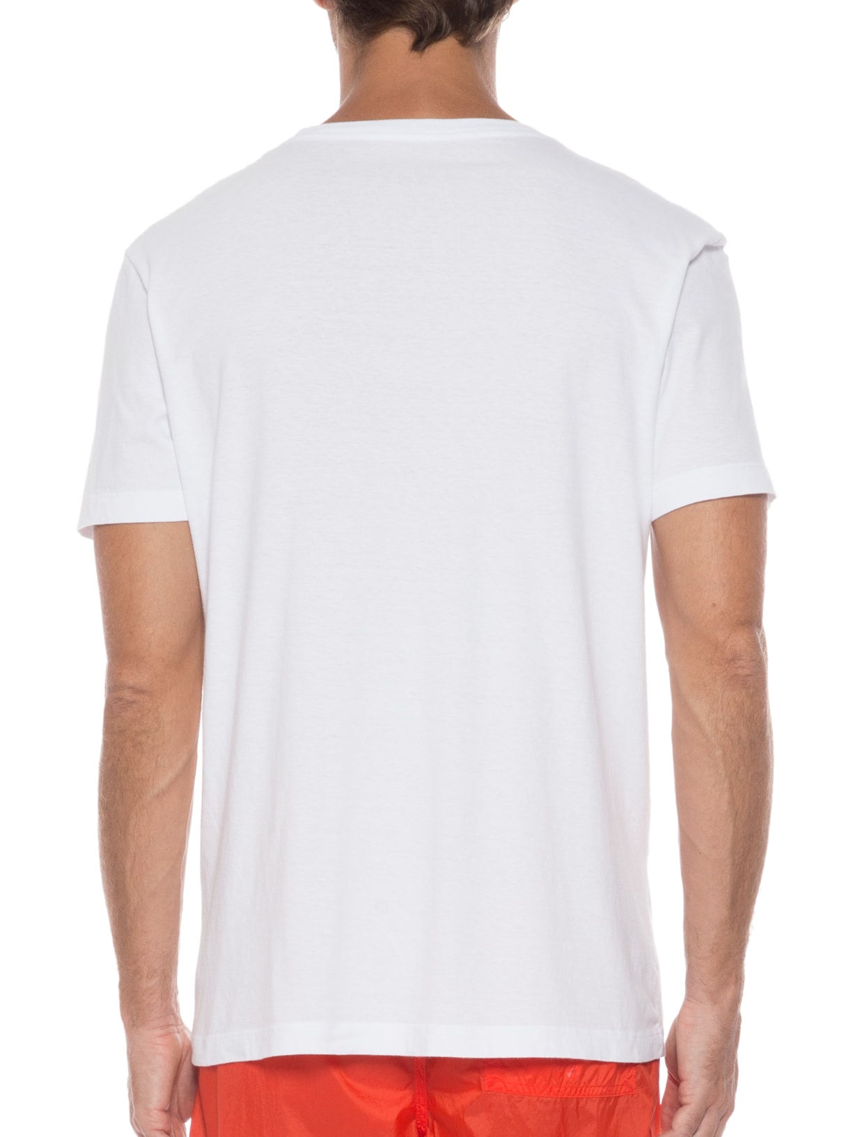 Camiseta Masculina Meia Malha Aquarela Branco Richards