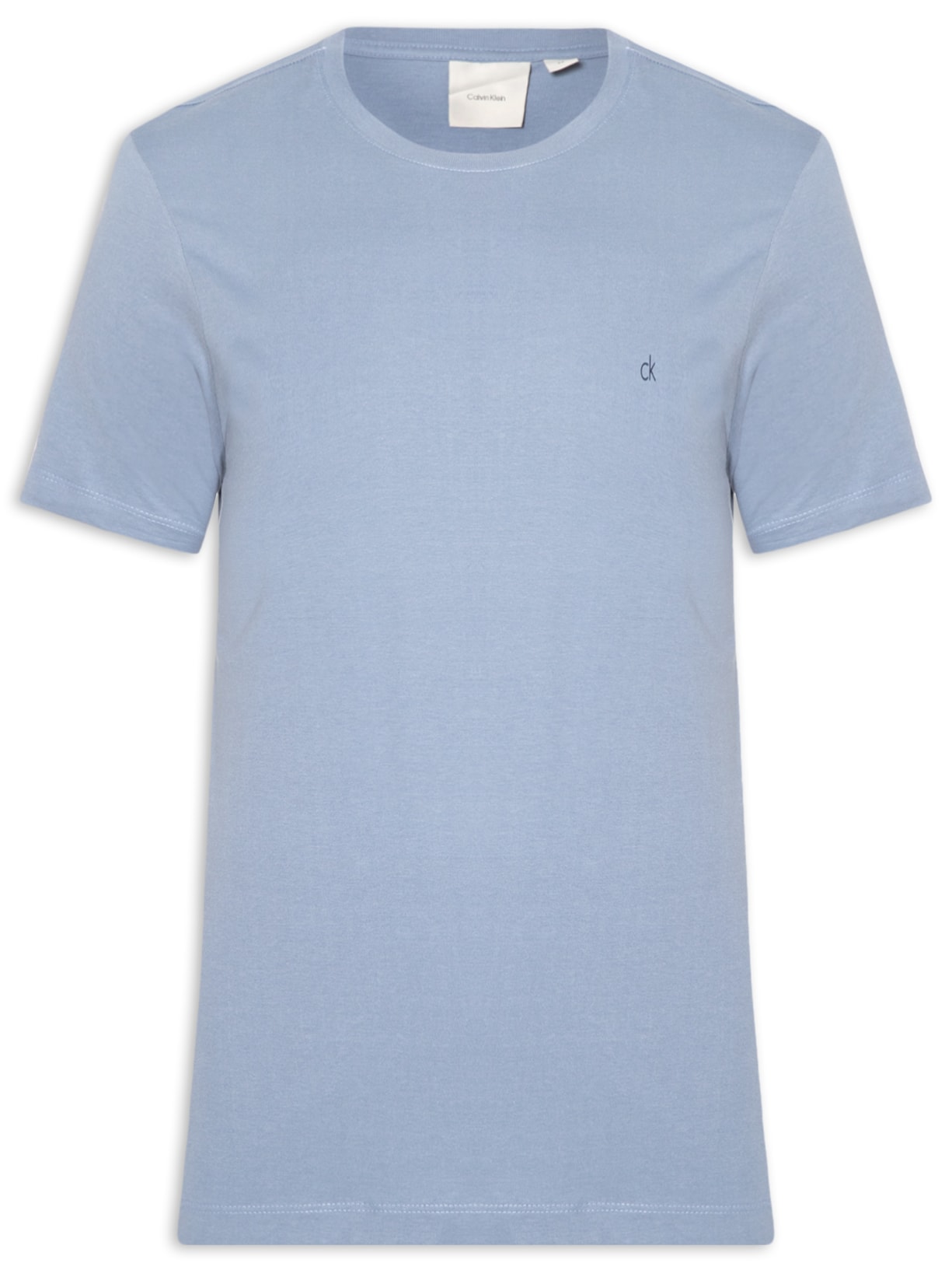 Camiseta Masculina Meia Malha Azul Calvin Klein - White Label