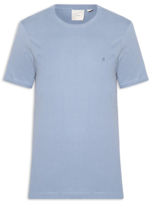 Camiseta Masculina Meia Malha - Azul