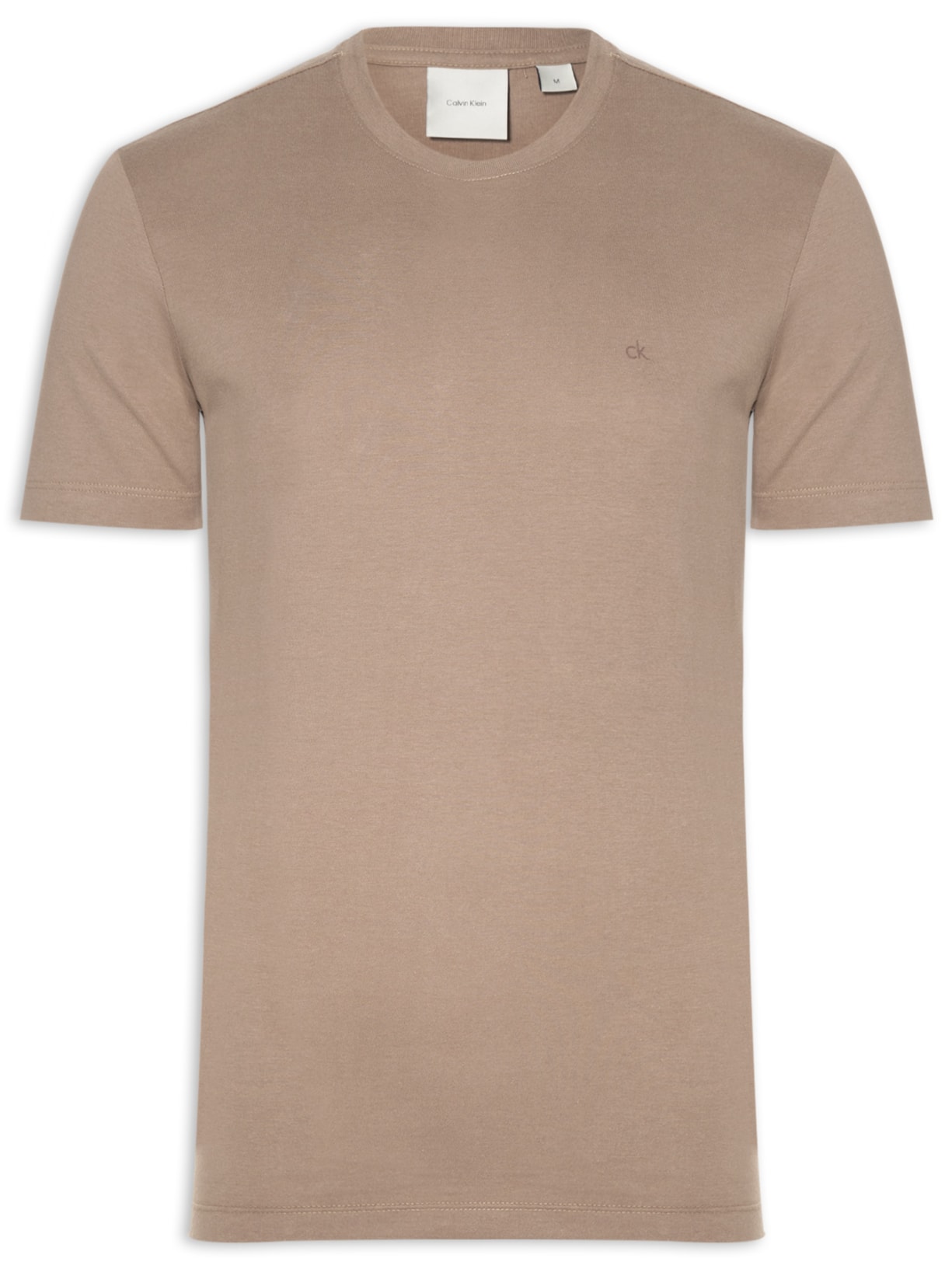 Camiseta Masculina Meia Malha - Bege