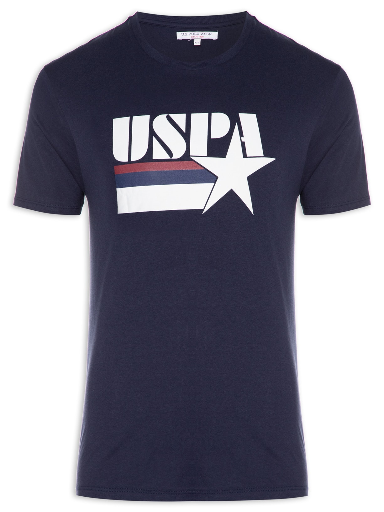 Camiseta Masculina Meia Malha Regular Fit Gola Careca - Azul