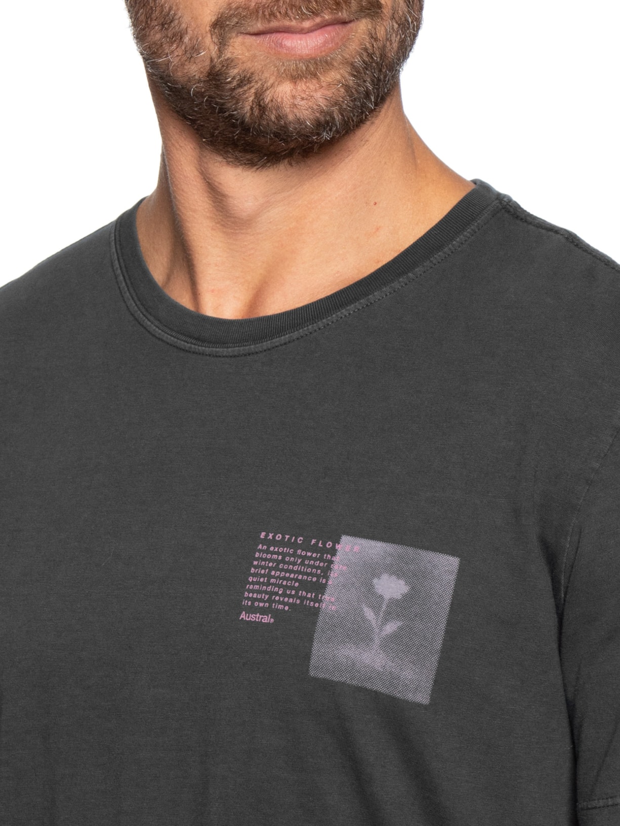 Camiseta Masculina Memory Preto Austral