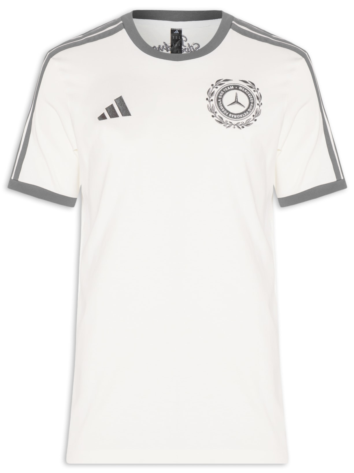 Camiseta Masculina Mercedes Amg Petronas - Off White