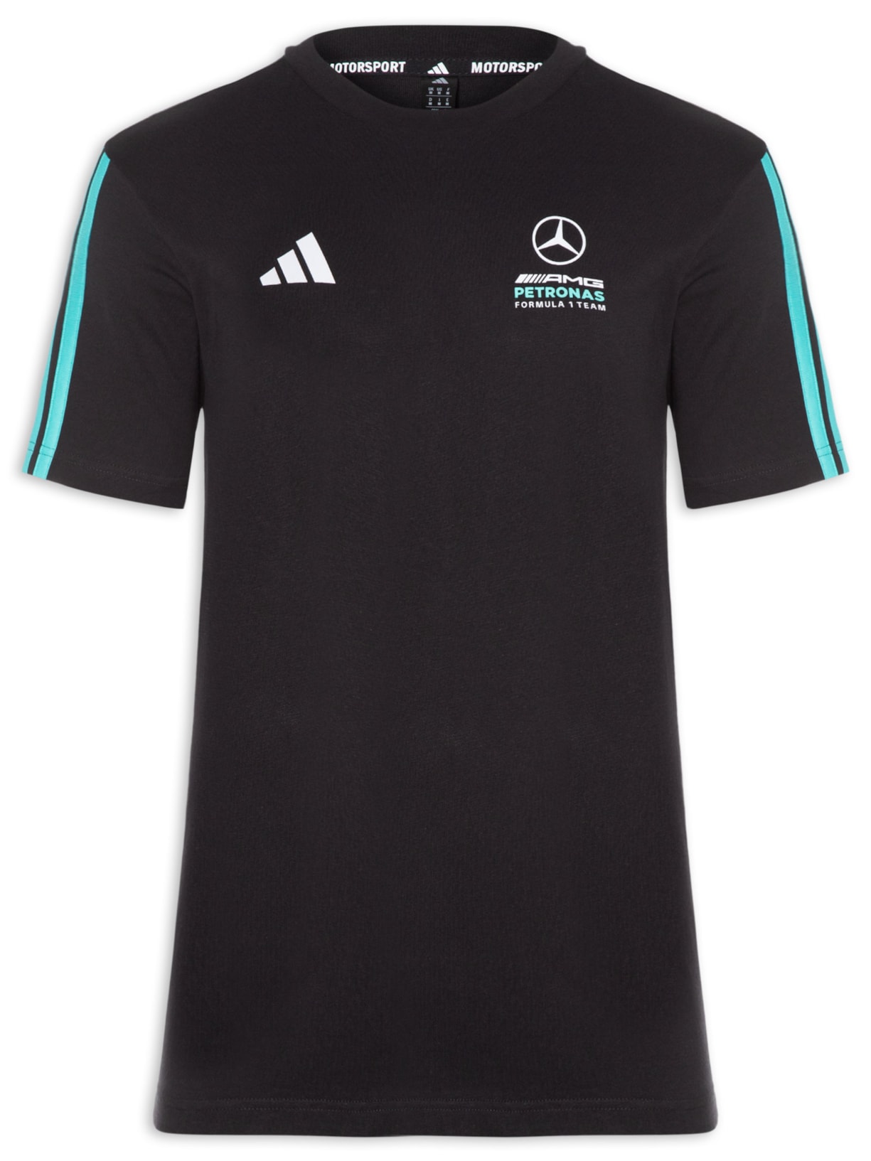 Camiseta Masculina Mercedes Petronas - Preto