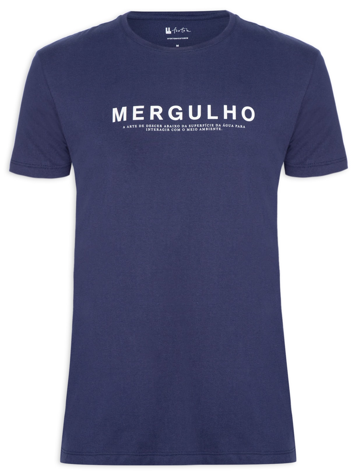 Camiseta Masculina Mergulho - Azul