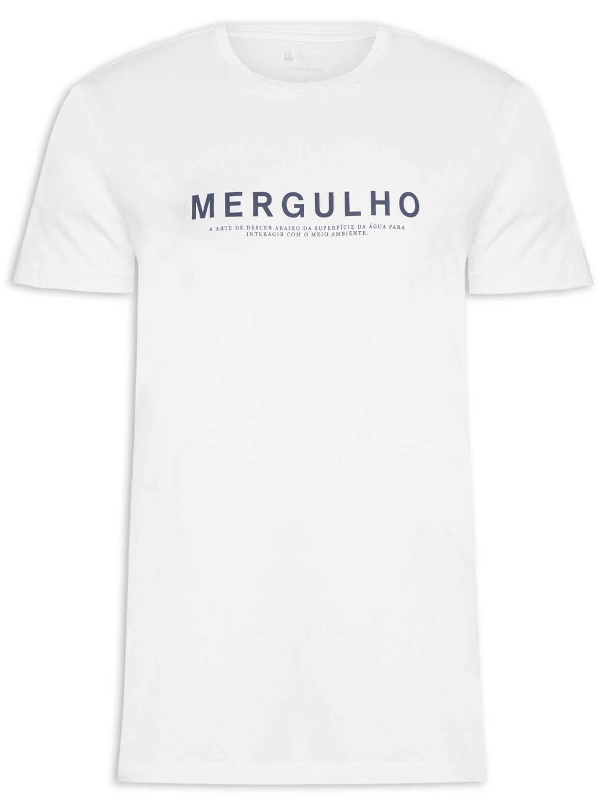 Camiseta Masculina Mergulho - Branco