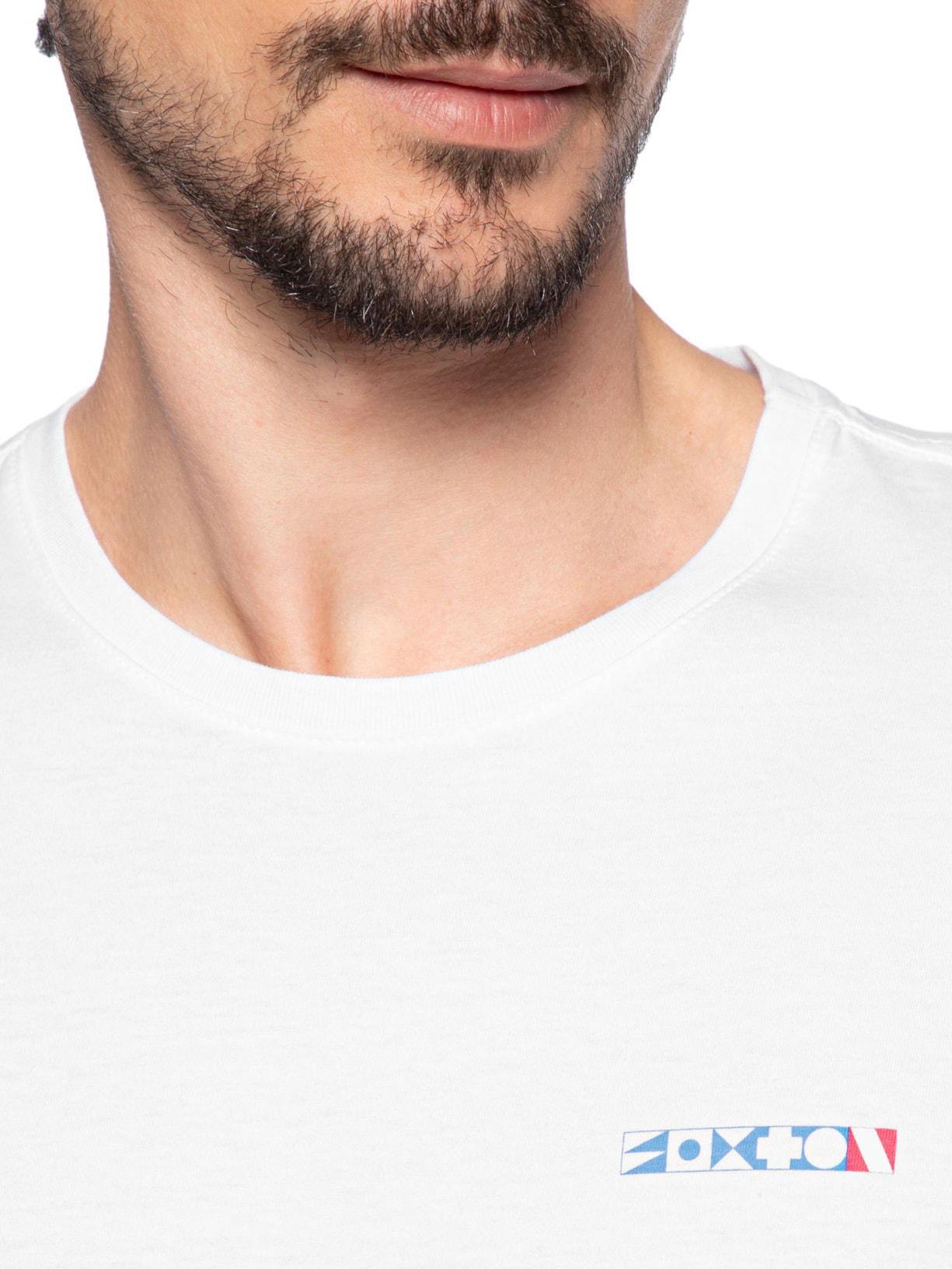  Camiseta Masculina Mergulho Peito Branco Foxton