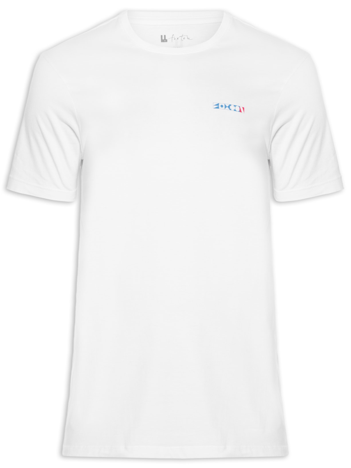  Camiseta Masculina Mergulho Peito Branco Foxton