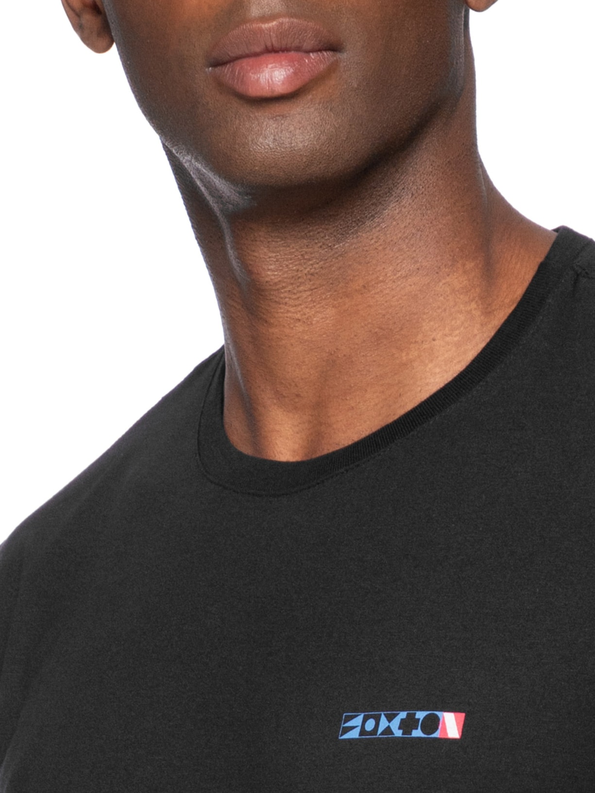  Camiseta Masculina Mergulho Peito Preto Foxton