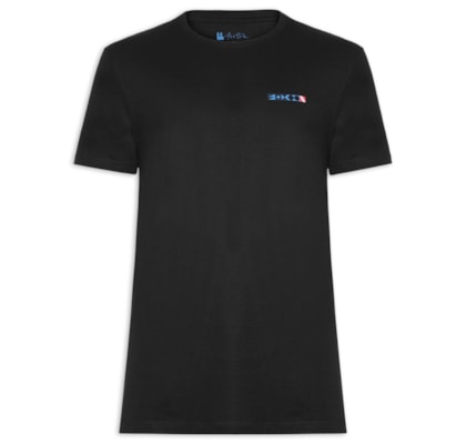  Camiseta Masculina Mergulho Peito - Preto