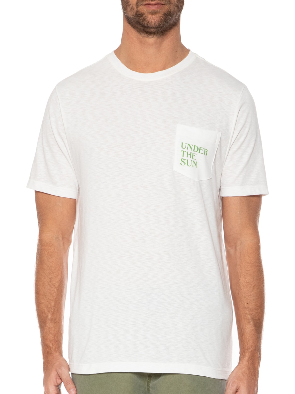 Camiseta Masculina Mermaid Sun Off White Blueman