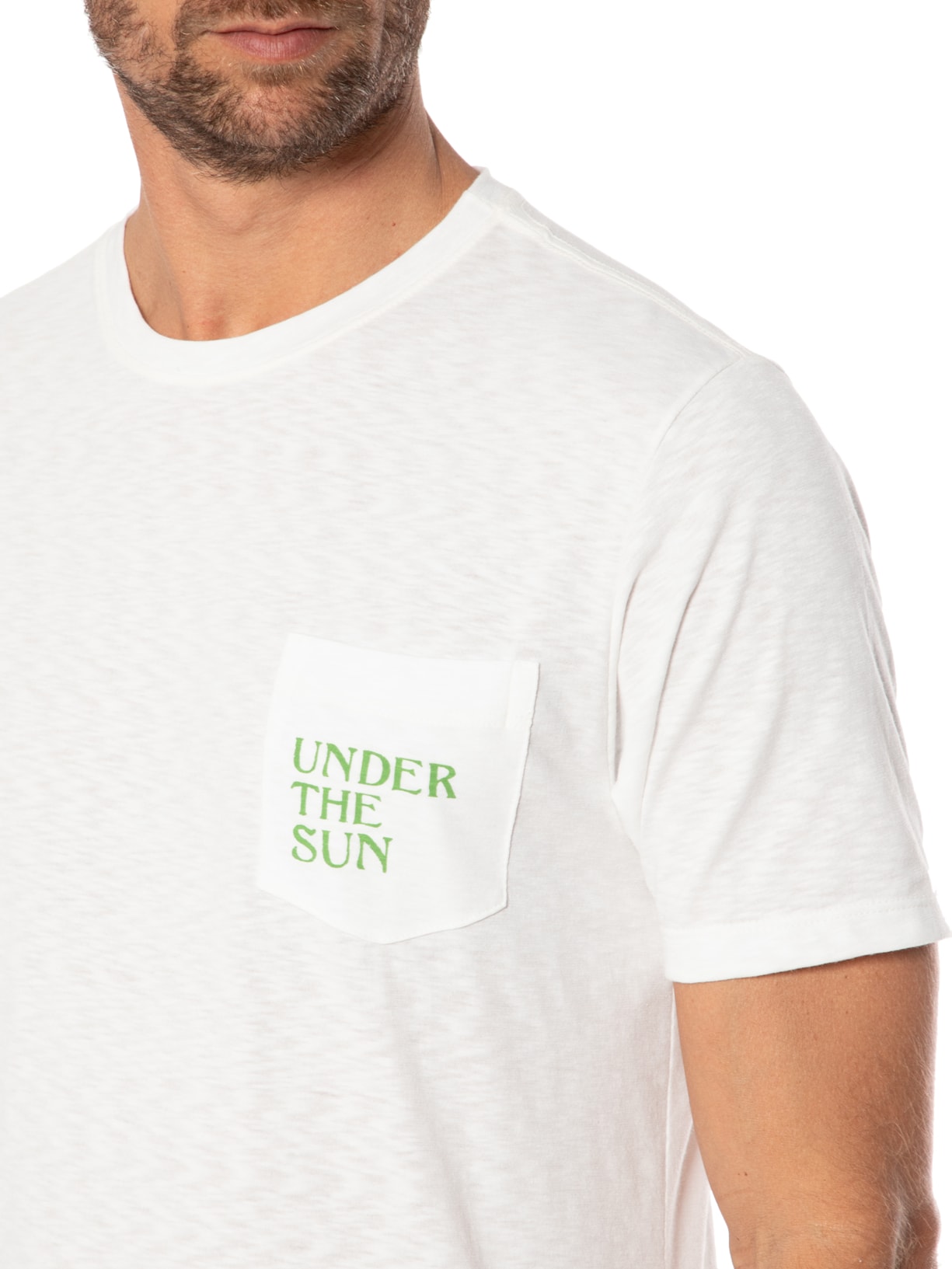 Camiseta Masculina Mermaid Sun Off White Blueman