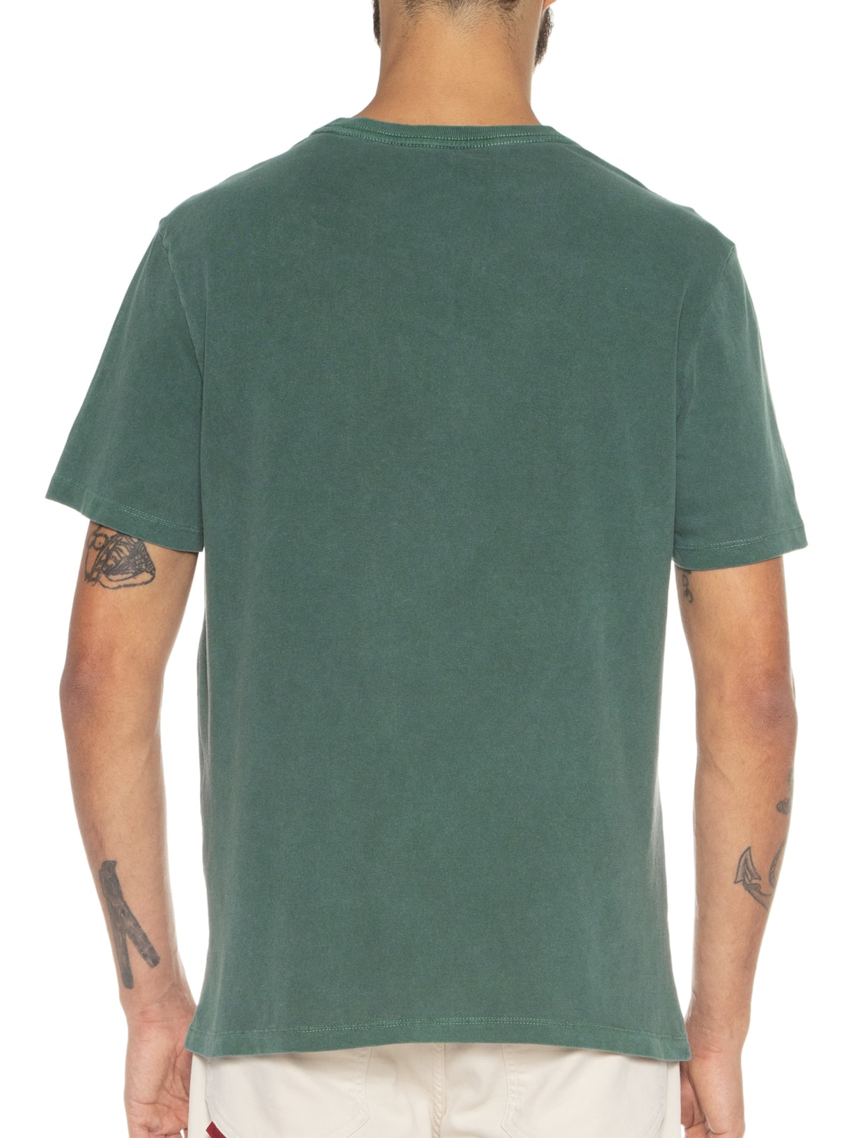 Camiseta Masculina Mescla Smile Verde Purple Yellow