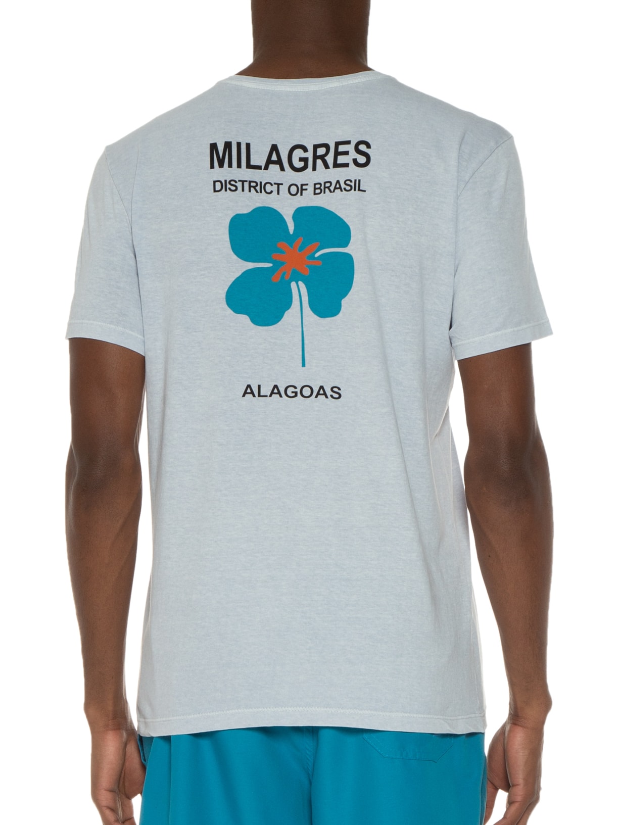 Camiseta Masculina Milagres Azul Sergio K
