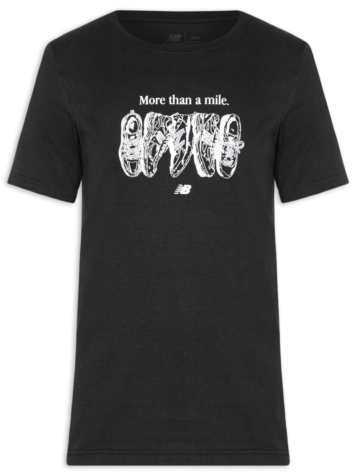 Camiseta Masculina Miler Preto New Balance