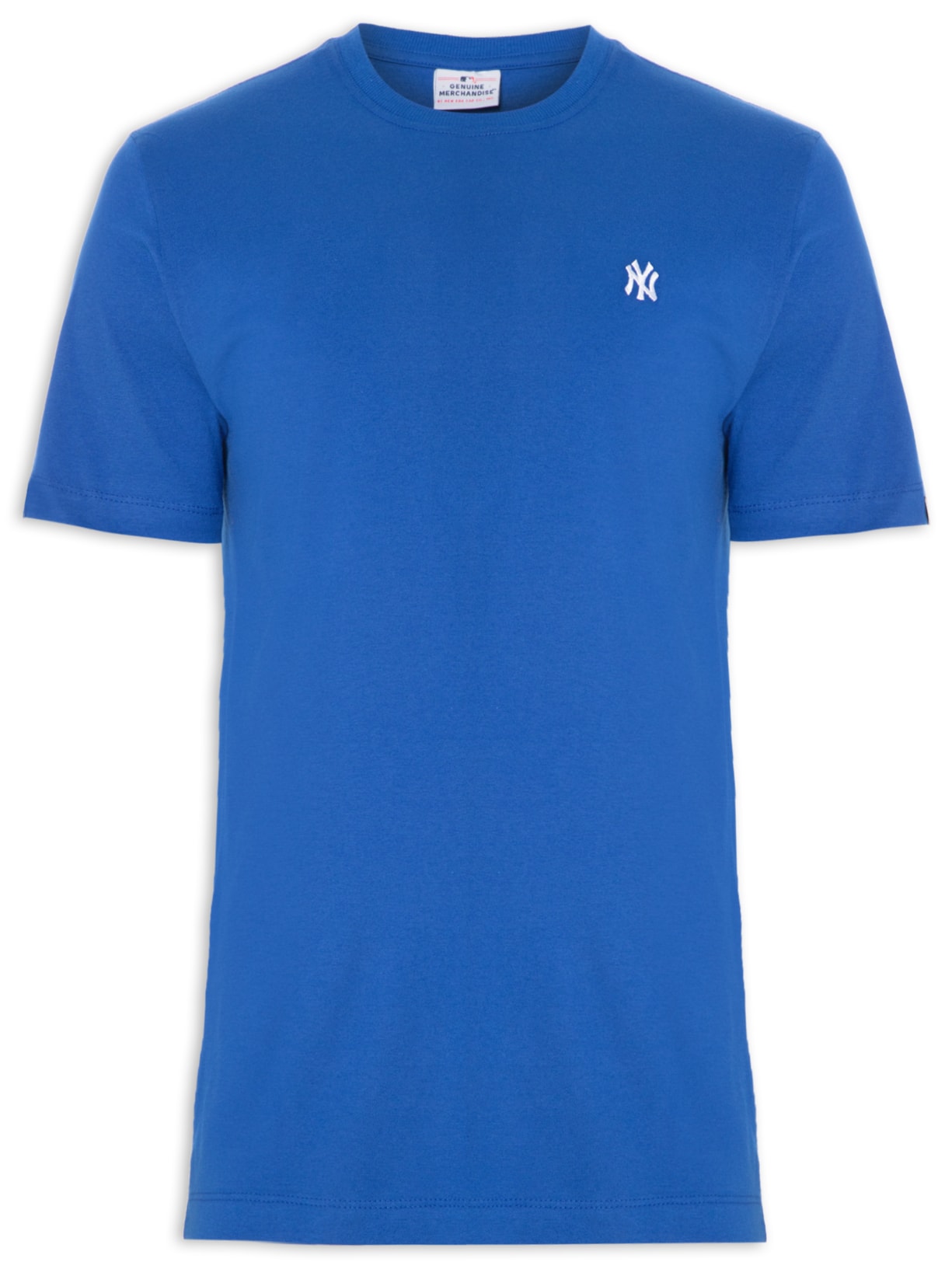 Camiseta Masculina Mini Bordado Neyyan - Azul