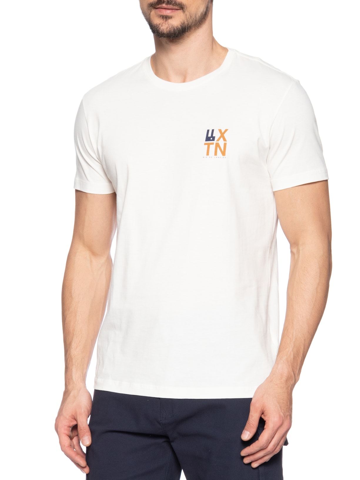 Camiseta Masculina Mini Fxtn Branco Foxton