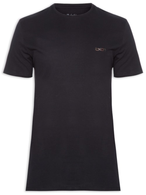 Camiseta Masculina Mini Pontos - Preto