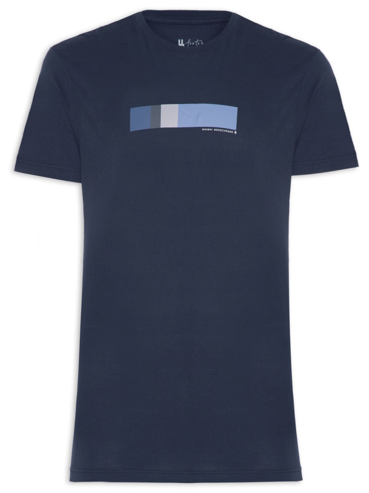 Camiseta Masculina Minimal - Azul