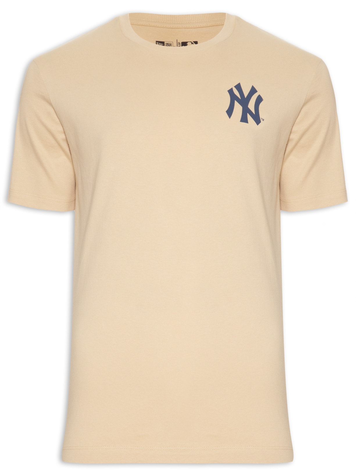 Camiseta Masculina Minimal Neyyan Bege New Era