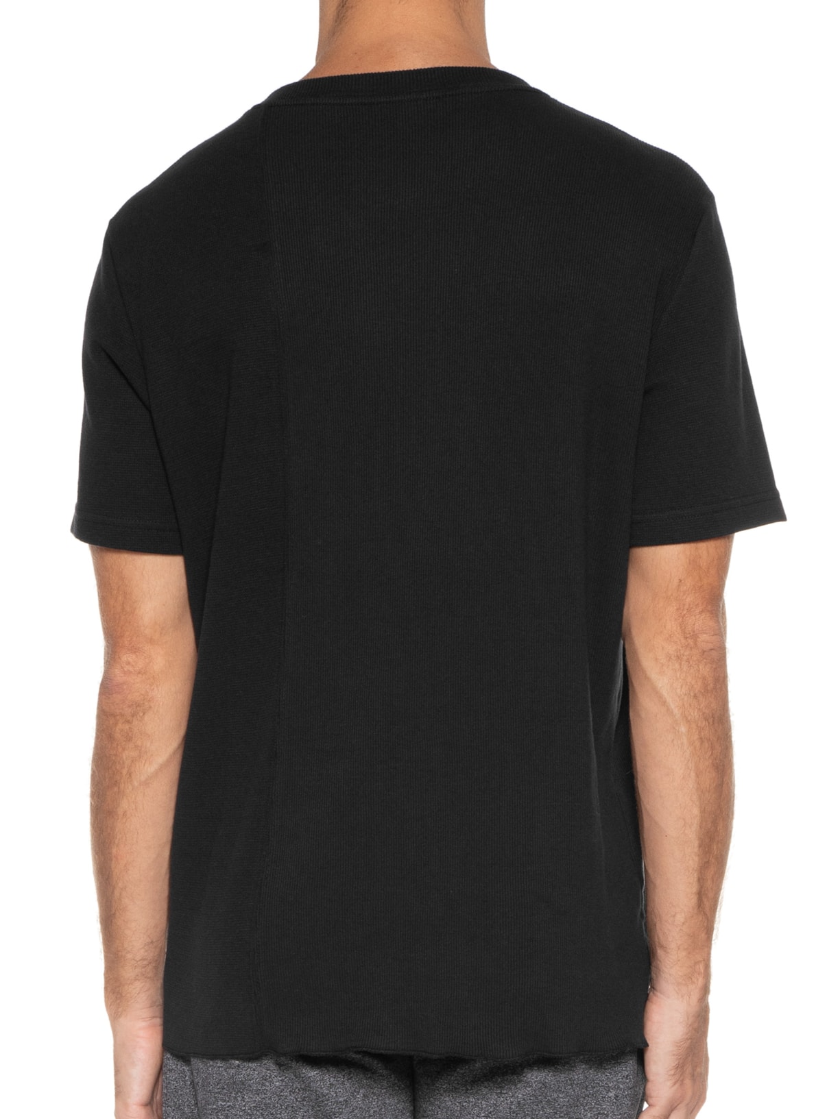 Camiseta Masculina Mix Textures Preto Osklen