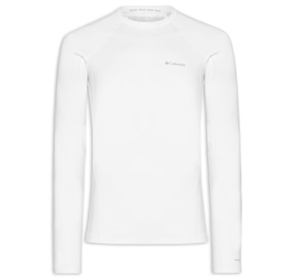 Camiseta Masculina Ml Omni-Heat™ Midweight Stretch Baselaye - Branco
