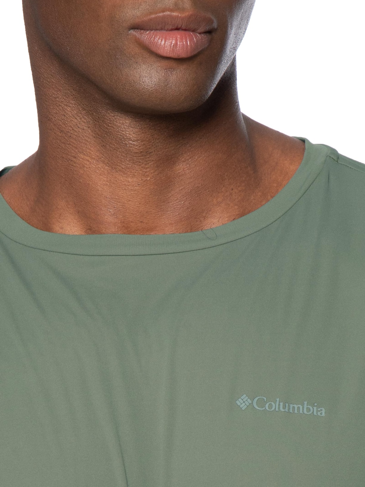 Camiseta Masculina Ml Sportwear Neblina™ Omni-Shad Fps 50+ Verde Columbia