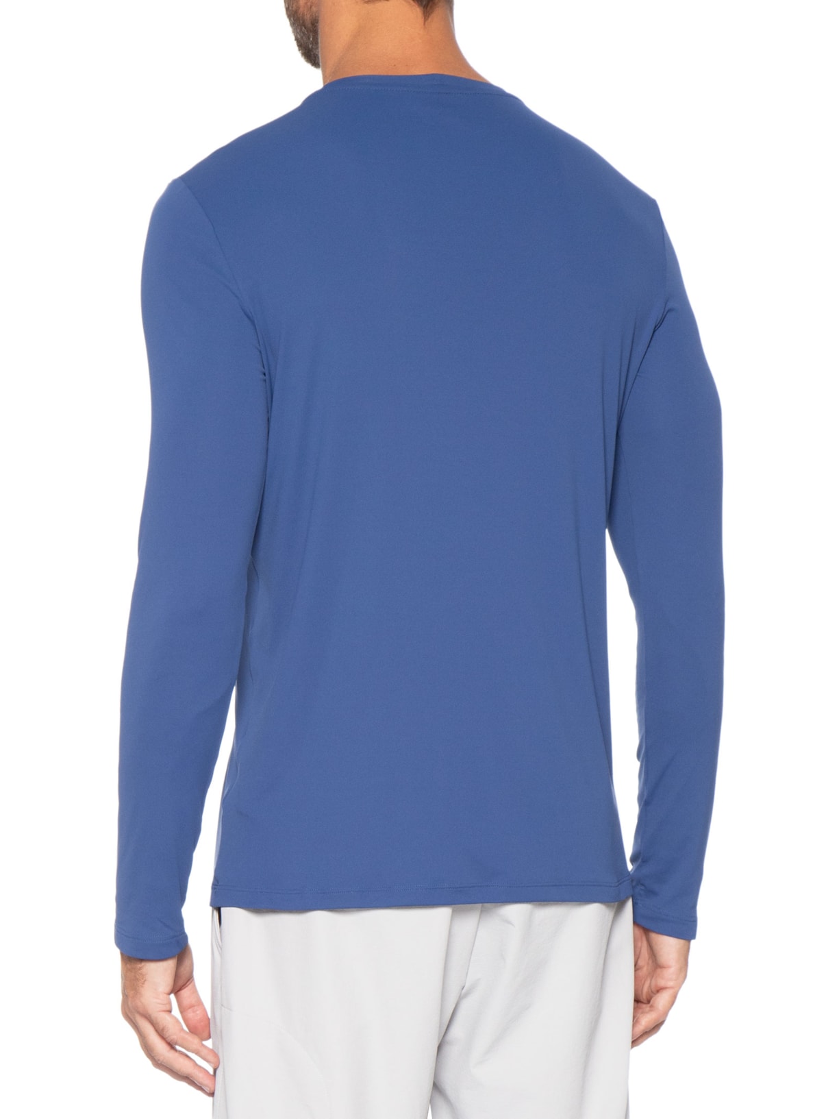 Camiseta Masculina ML Sportwear Neblina™ Omni-Shade™ FPS 50+ Azul Columbia