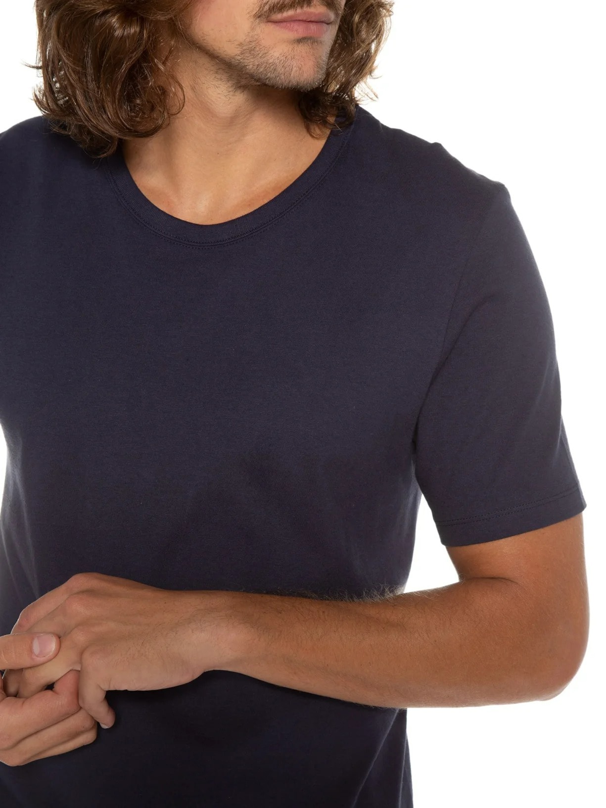 Camiseta Masculina Mm Azul  Hering