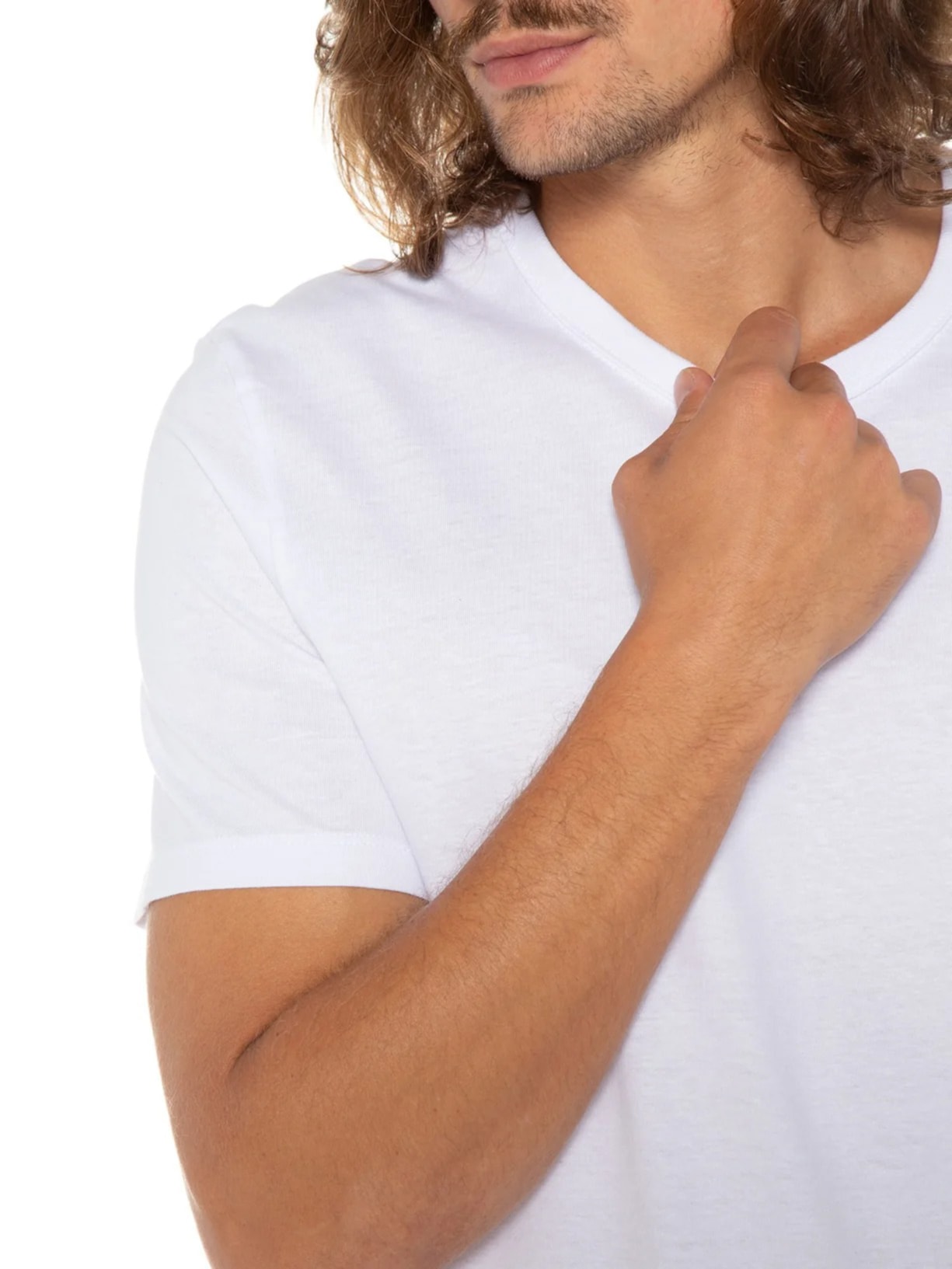 Camiseta Masculina Mm Branco Hering