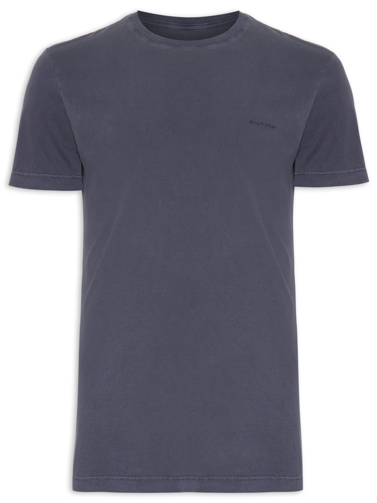 Camiseta Masculina Mm Washed Aquarela - Azul